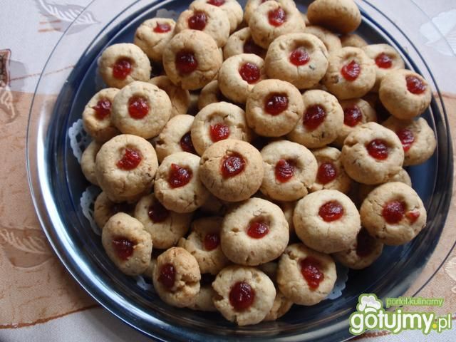 Ciasteczk huzarskie oczka Ciasteczk huzarskie oczka