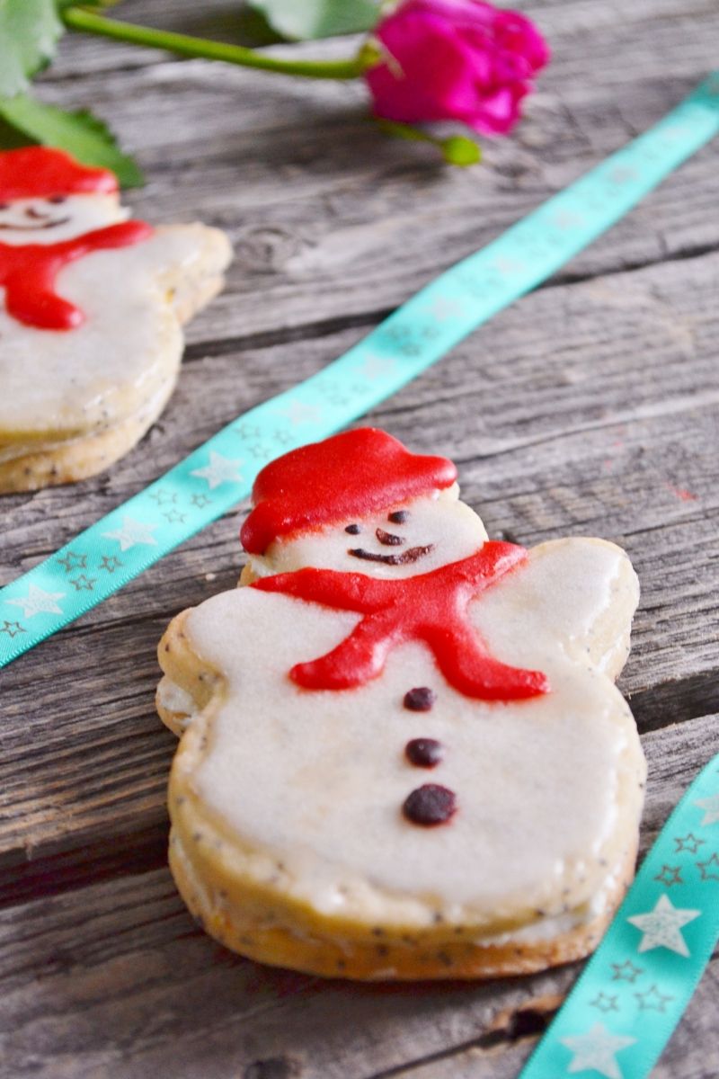 Ciasteczka bałwanki