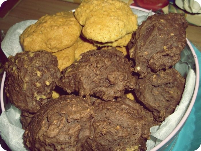 Ciasteczka budyniowo owsiane