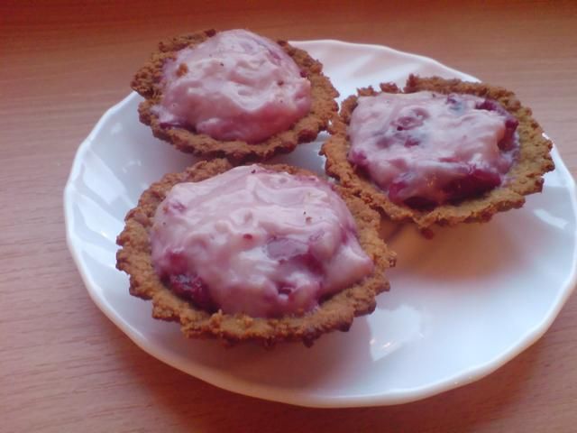 ciasteczka budyniowo-wiśniowe