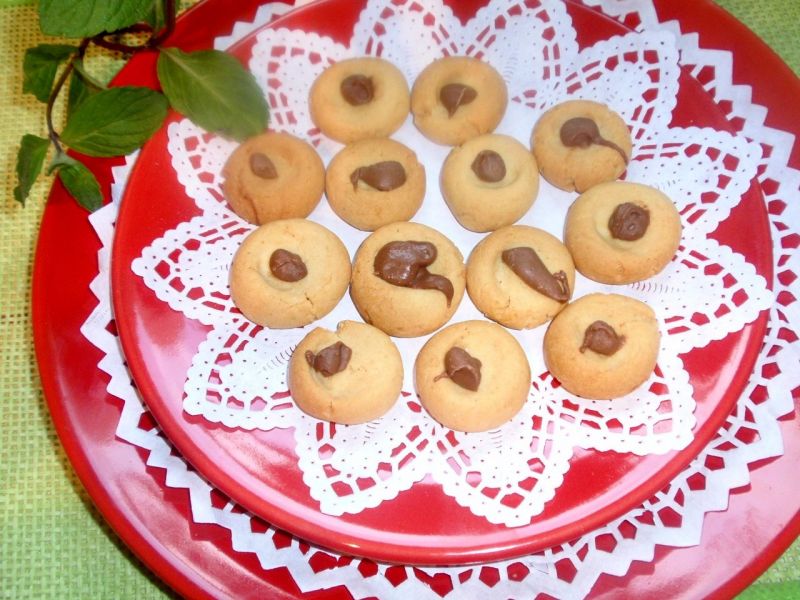 Ciasteczka chałwowe z czekoladą