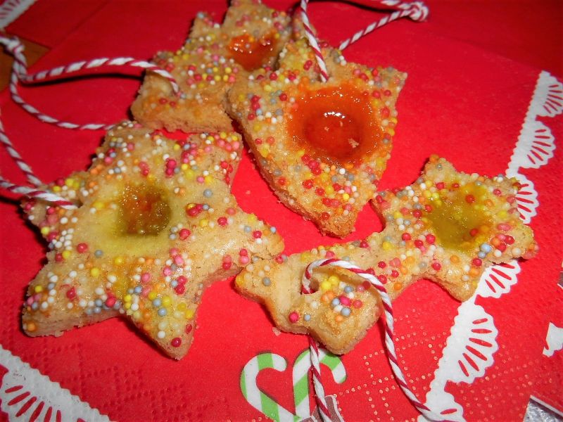 Ciasteczka choinkowe z oczkiem Ciasteczka choinkowe z oczkiem
