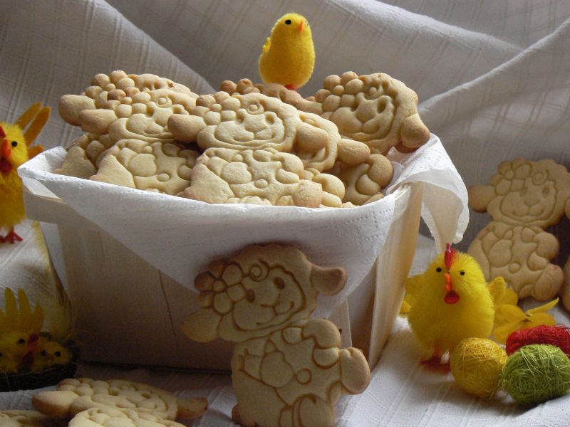 Ciasteczka cytrynowe owieczki Ciasteczka cytrynowe owieczki