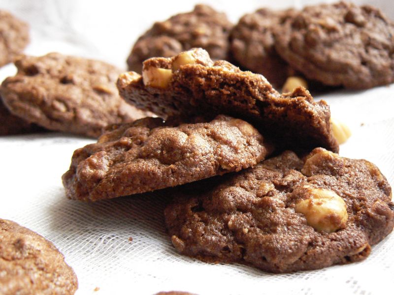 Ciasteczka czekoladowe na bogato