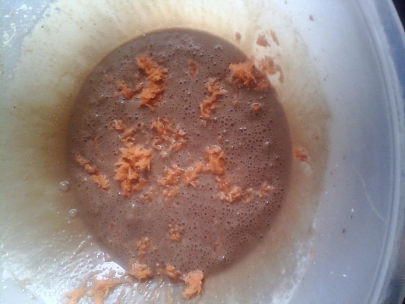 Ciasteczka czekoladowe z marchewką 