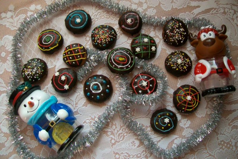 Ciasteczka czekoladowo-migdałowe