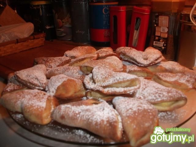 Ciasteczka Drożdżowe z jabłkiem Ciasteczka Drożdżowe z jabłkiem