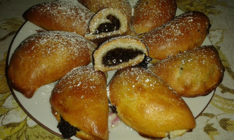 Ciasteczka drożdżowe z makiem Ciasteczka drożdżowe z makiem