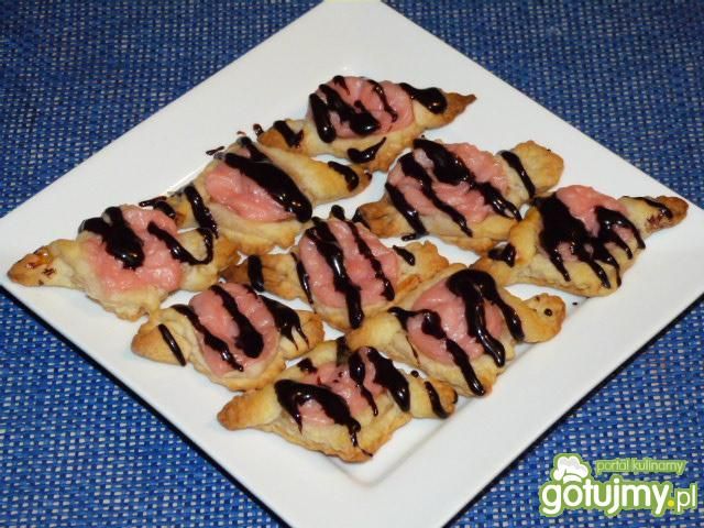 Ciasteczka francuskie z budyniem Ciasteczka francuskie z budyniem