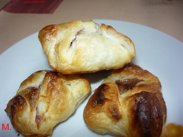 Ciasteczka francuskie z czekoladą.  Ciasteczka francuskie z czekoladą.