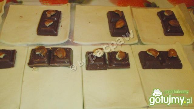 Ciasteczka francuskie z czekoladą