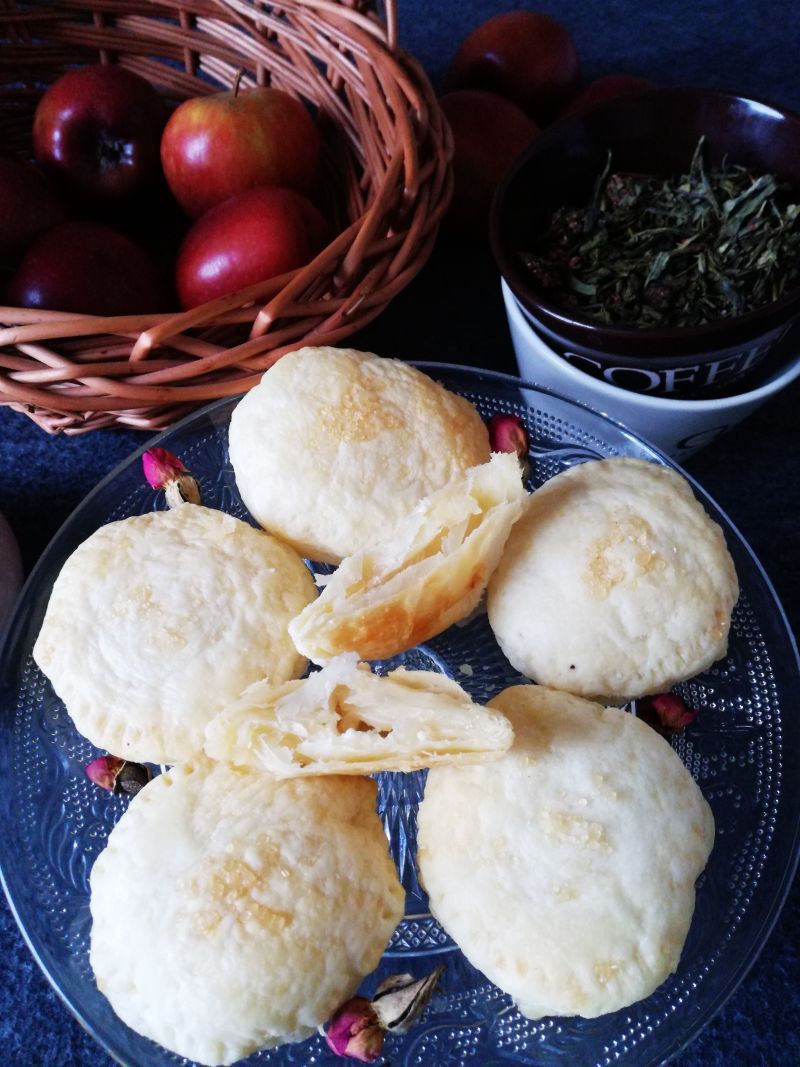 Ciasteczka francuskie z twarogiem Ciasteczka francuskie z twarogiem