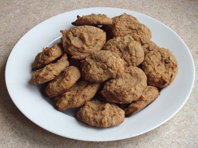 Ciasteczka jaglano-bananowe 