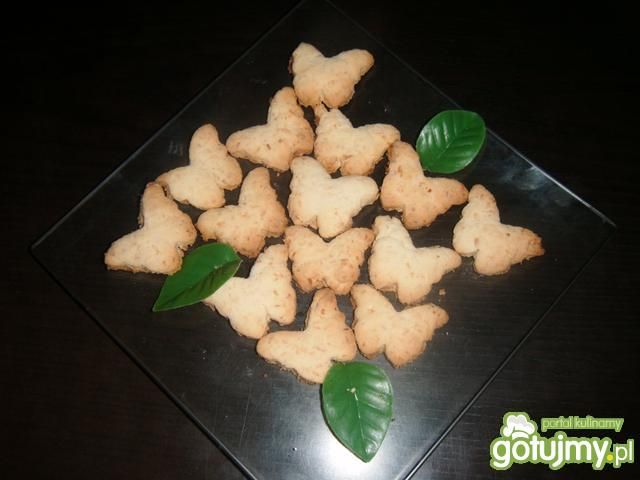 Ciasteczka kokosowe - motylki Ciasteczka kokosowe - motylki