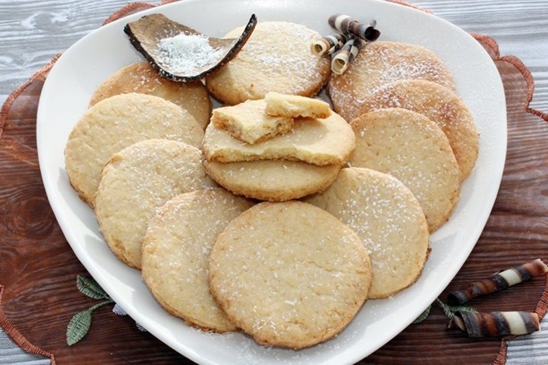 Ciasteczka kokosowe z cukrem Ciasteczka kokosowe z cukrem