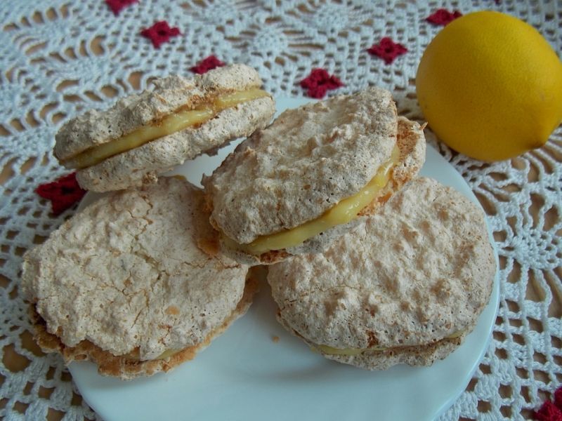 Ciasteczka kokosowe z lemon curd