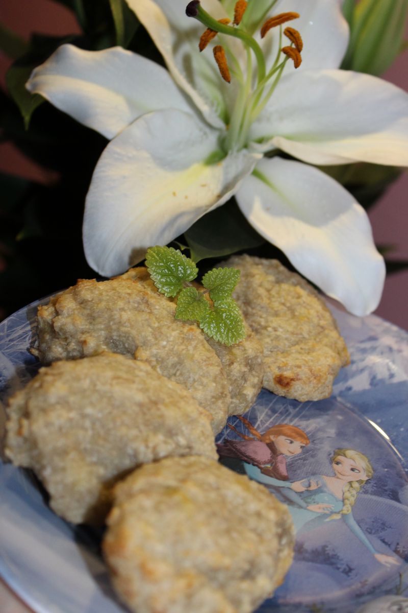 Ciasteczka kokosowo-bananowe