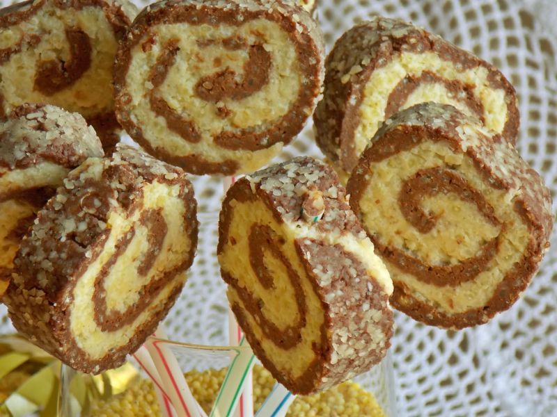 Ciasteczka lizaki z kaszy jaglanej