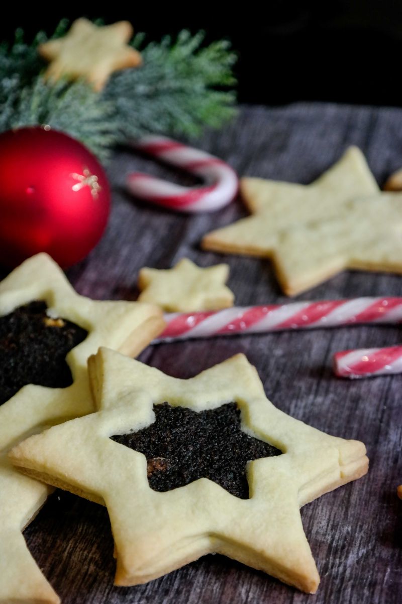 Ciasteczka makowe gwiazdki