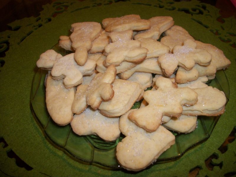 Ciasteczka miodowe z cukrem