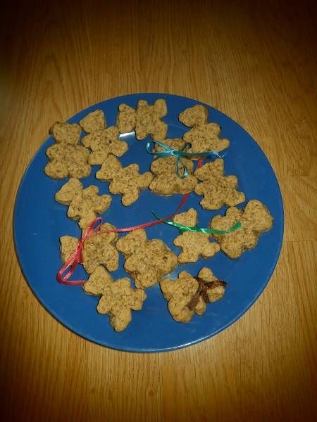 Ciasteczka misie z orzechów włoskich Ciasteczka misie z orzechów włoskich