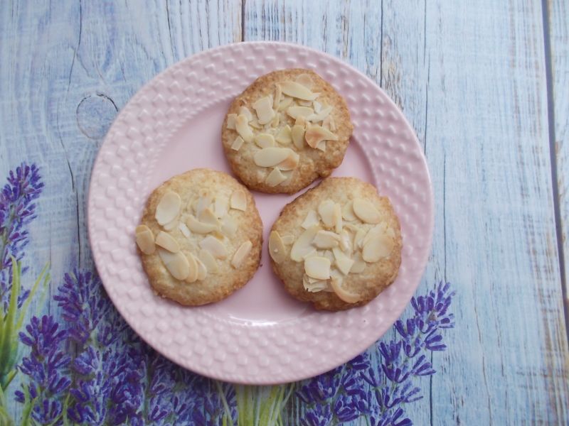 Ciasteczka orkiszowo-migdałowe