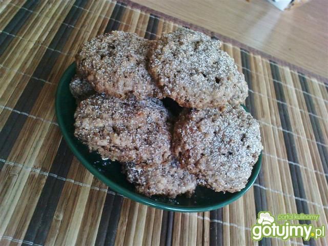 Ciasteczka orzechowe ze skórką pomarańcz