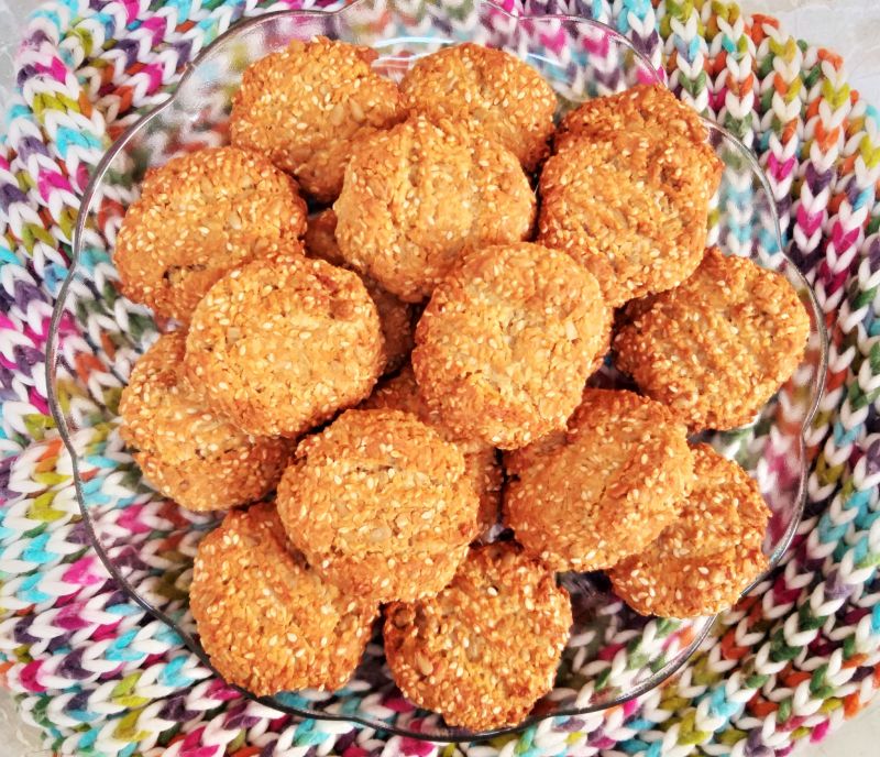 Ciasteczka orzechowo kokosowe