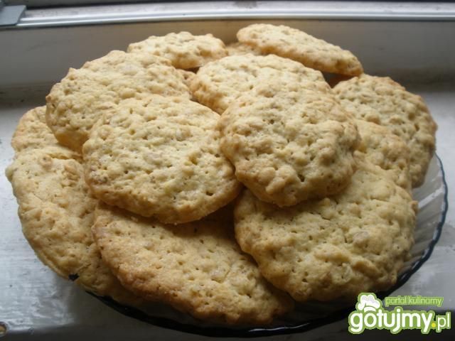 Ciasteczka owsiane z budyniem 
