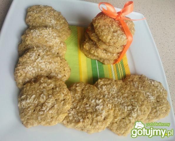 Ciasteczka owsiane z kokosem