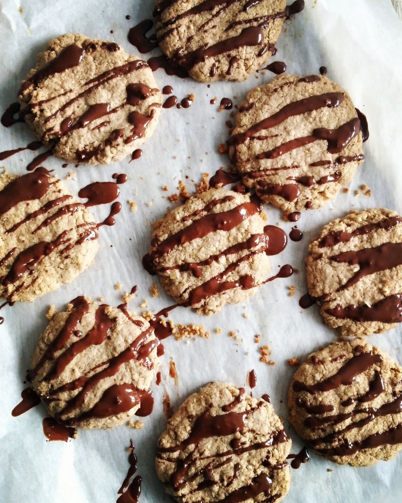 ciasteczka owsiane z masłem orzechowym ciasteczka owsiane z masłem orzechowym