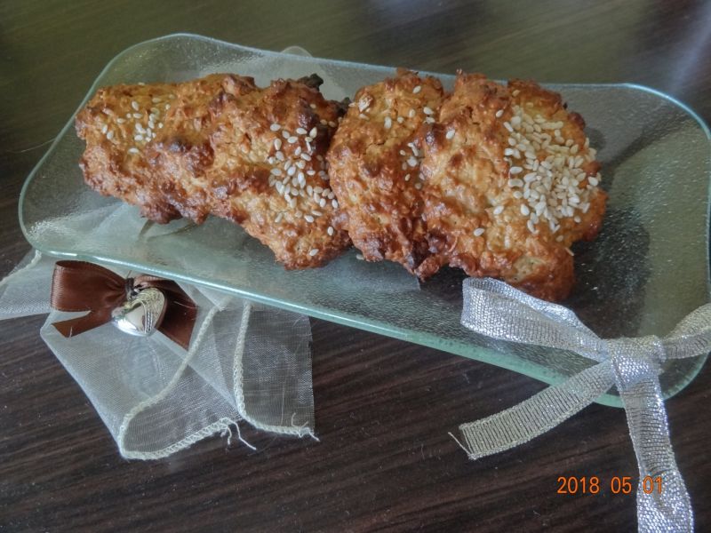 Ciasteczka owsiane z masłem orzechowym