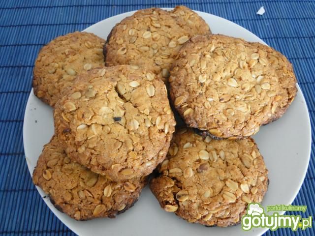 Ciasteczka owsiane ze słonecznikiem