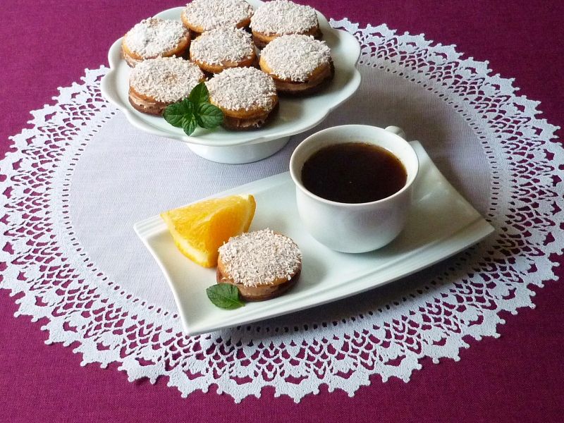 Ciasteczka pomarańczowo-kakaowe