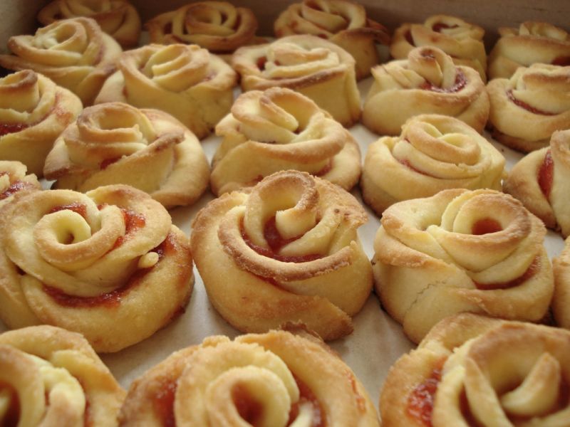 Ciasteczka różyczki