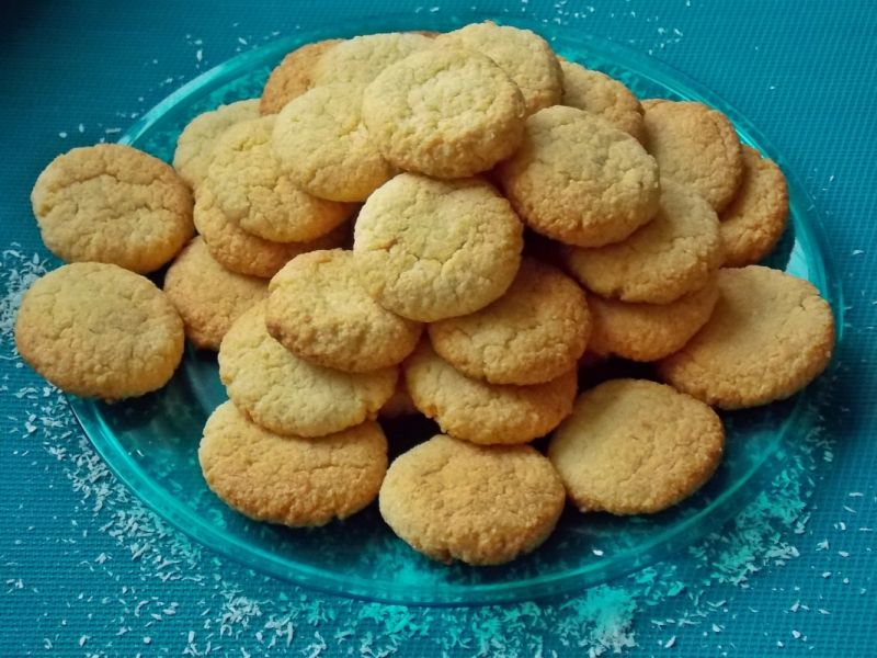 Ciasteczka ryżowo-kokosowe