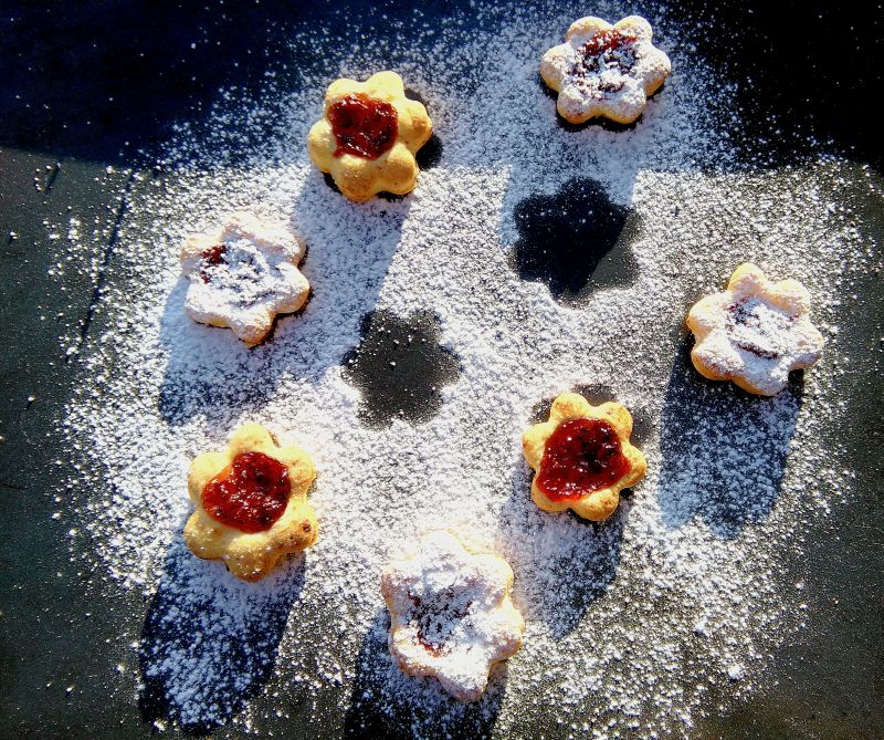 Ciasteczka serowe z marmoladą Ciasteczka serowe z marmoladą