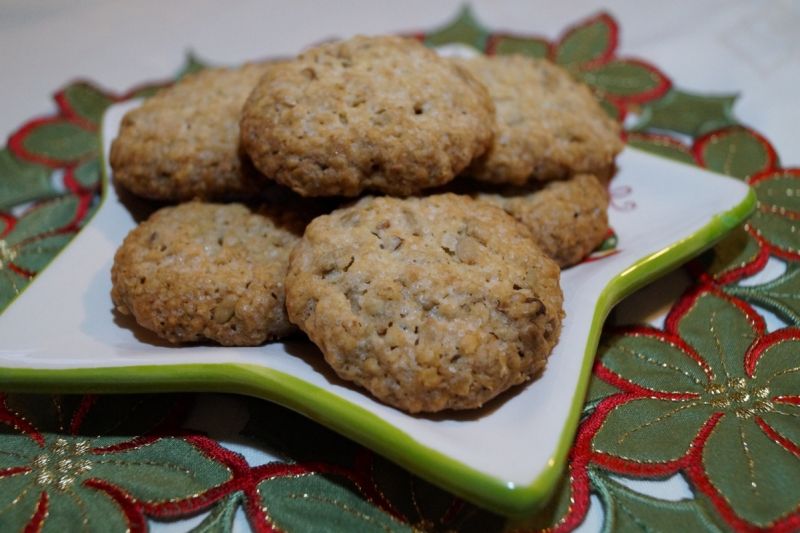 Ciasteczka słonecznikowe z płatkami owsianymi