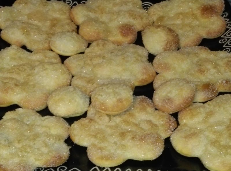 Ciasteczka śmietanowe z cukrem Ciasteczka śmietanowe z cukrem