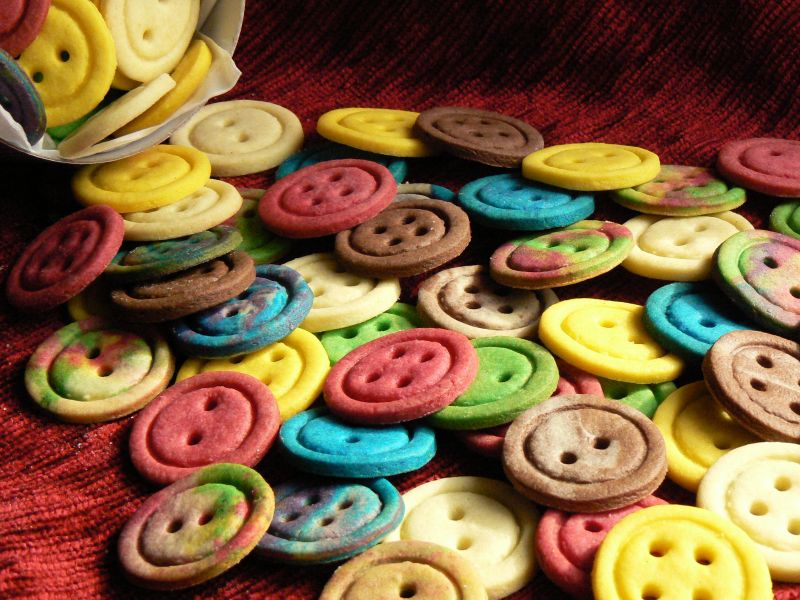 Ciasteczka waniliowe guziczki