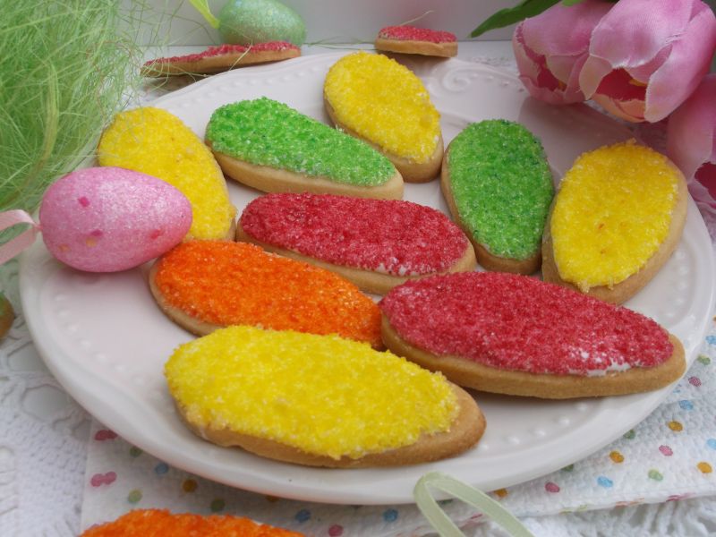 Ciasteczka ,,Wielkanocne jajeczka''