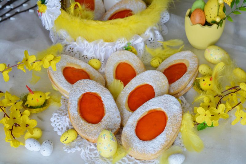 Ciasteczka wielkanocne jajeczka Ciasteczka wielkanocne jajeczka