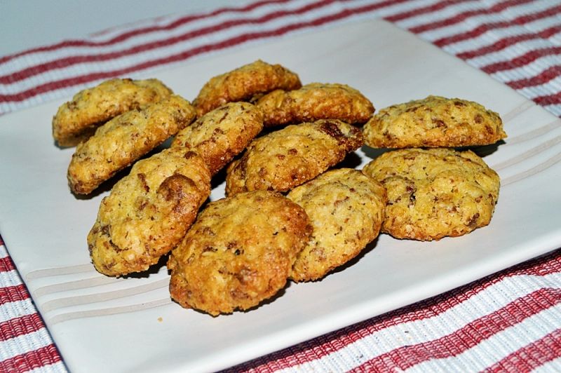 Ciasteczka z czekoladą na krupczatce