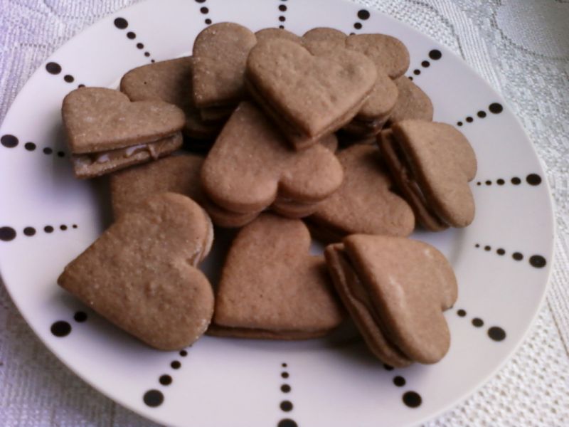 Ciasteczka z czekoladowym nadzieniem