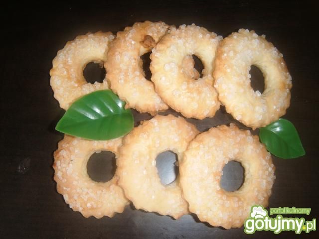 Ciasteczka z grubym cukrem