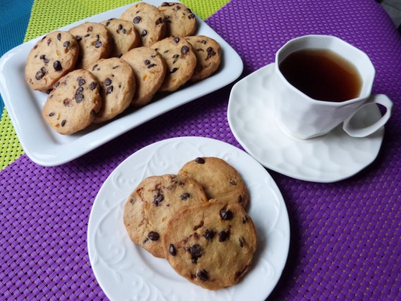 Ciasteczka z kropelkami czekoladowymi Ciasteczka z kropelkami czekoladowymi