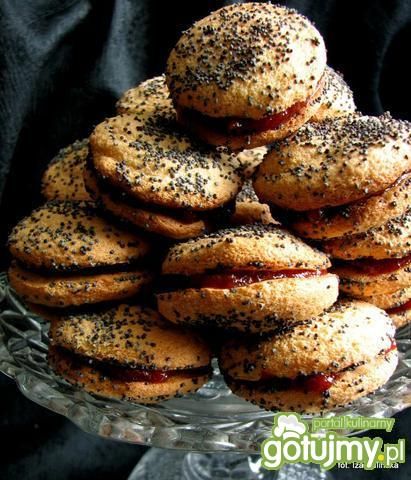Ciasteczka z makiem i marmoladą 