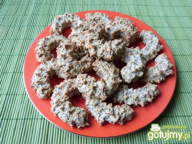 Ciasteczka z makiem przez maszynkę