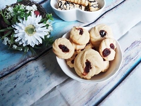 Ciasteczka z marmoladą z maszynki