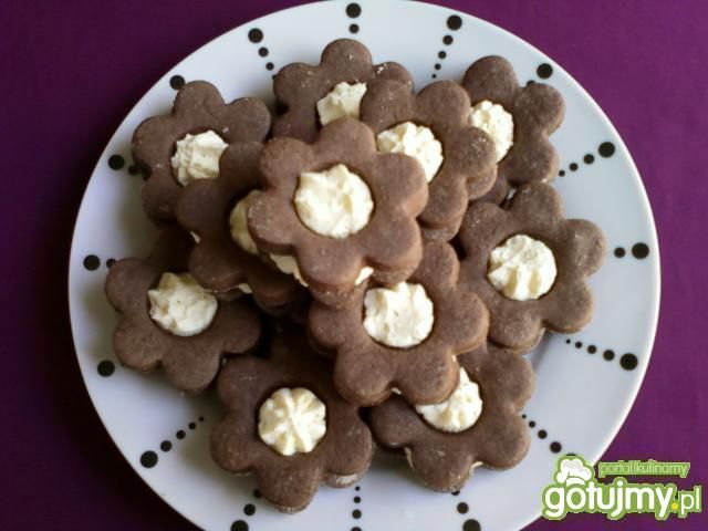 Ciasteczka z masą kokosową